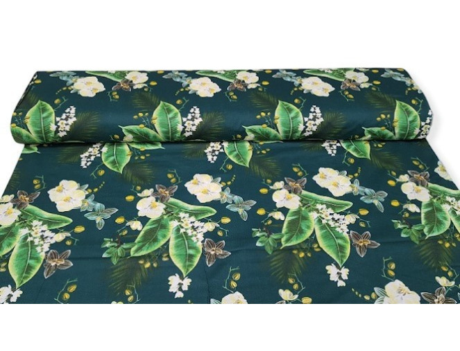 Medvilnė - drobė Orchidėjos pigiau