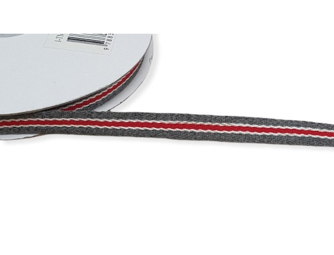 Dekoratyvinė juostelė 10mm Pilka