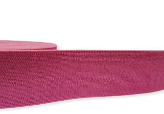 Decorative Rubber 50mm Pink Metallic