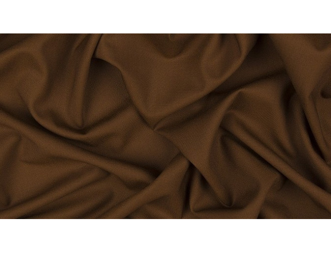 Wool fabric with elastane Light brown