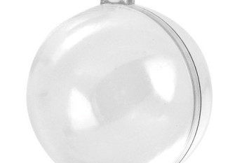 Clear plastic bubble (2 pieces)