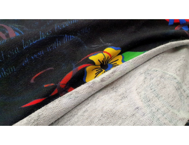 Knitted and crocheted fabric Yellow flowers pigiau