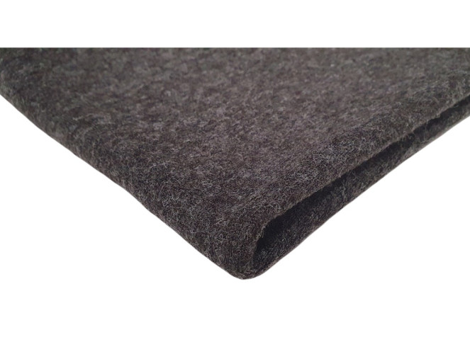 Knitted knitted fabric Dark grey melange