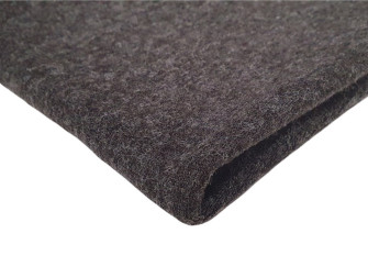 Knitted knitted fabric Dark grey melange