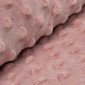 Minky fabric Ash pink pigiau