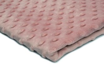 Minky fabric Ash pink