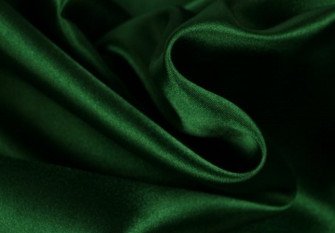 Satin fabric - satin Dark green