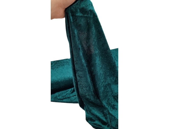 Glamžytas aksomas Smaragdas plonesnis pigiau