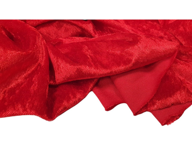 Glamžytas aksomas Raudonas plonesnis pigiau