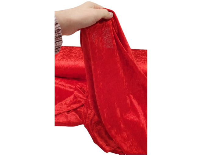 Glamžytas aksomas Raudonas plonesnis internetu
