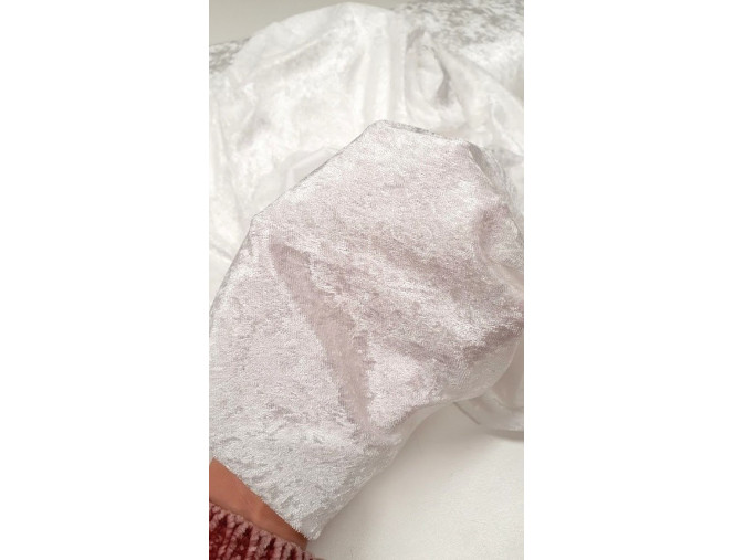 Glamžytas aksomas Baltas plonesnis internetu