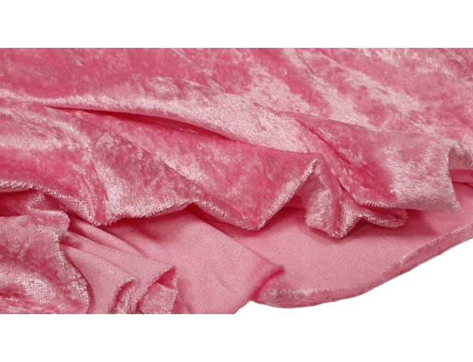 Glamžytas aksomas Rožinis plonesnis pigiau