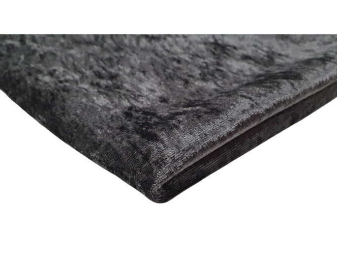 Pleated velvet Dark grey thinner