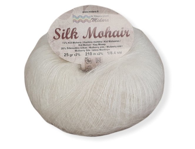 Silk mohair 025 Balta