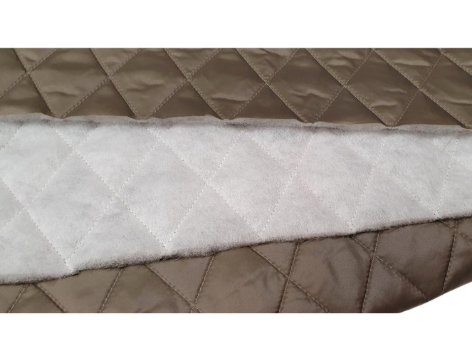 Pašiltintas pamušalas Tamsi smėlio pigiau