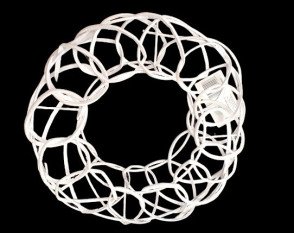 Wreath base 25cm White