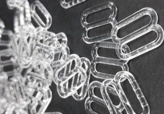 Plastic shoulder strap adjusters