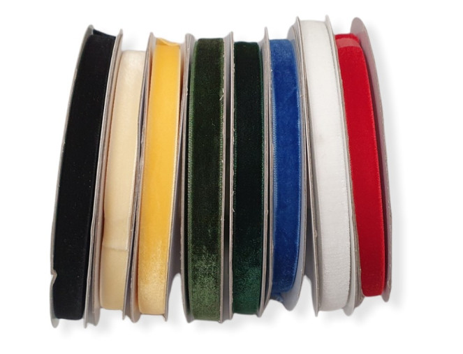 Velvet ribbons 9mm