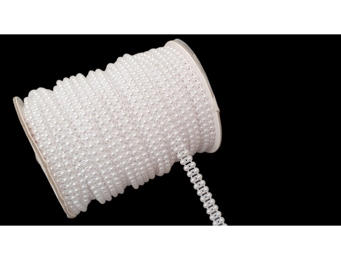 Decorative ribbon 8mm Pearls