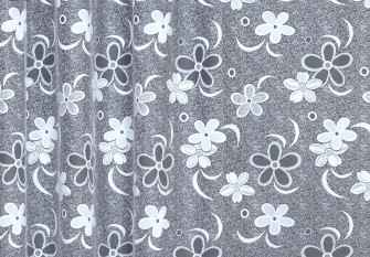 Jacquard curtains measured 145cm