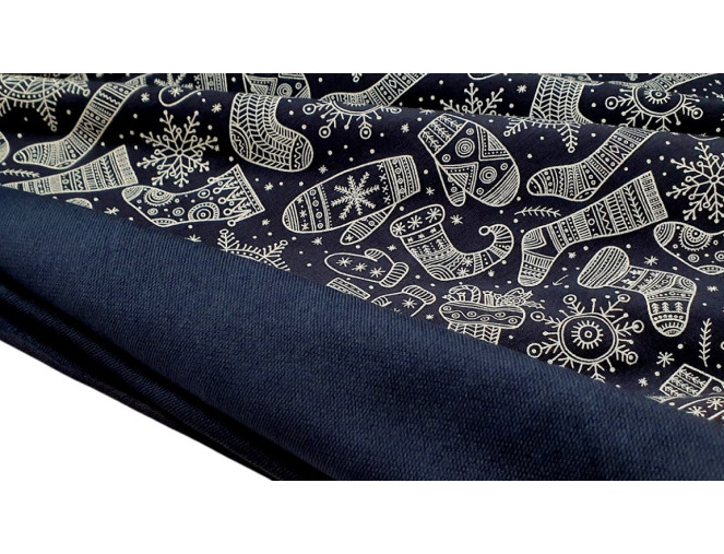 Kilpinis trikotažas Mėlynos Kalėdos pigiau