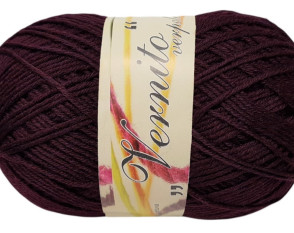 Šukuotinė pusvilnė Tamsi bordo