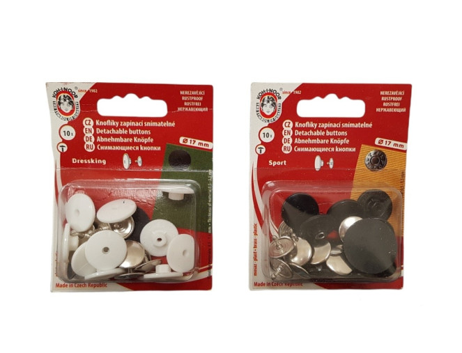 Metalinės/plastikinės sagos - spaudės