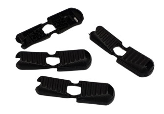 Tips to hide the knot, clamped larger Black