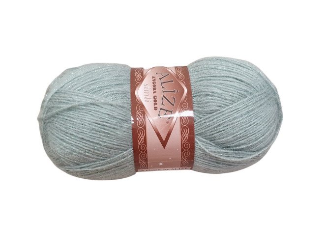 Alize angora gold simli 515 Šviesi mėta