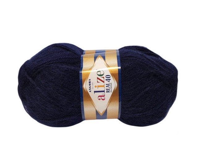 Alize real 40 | 58 Tamsi mėlyna