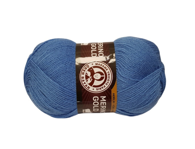 Merino Gold 015 Džinso mėlyna