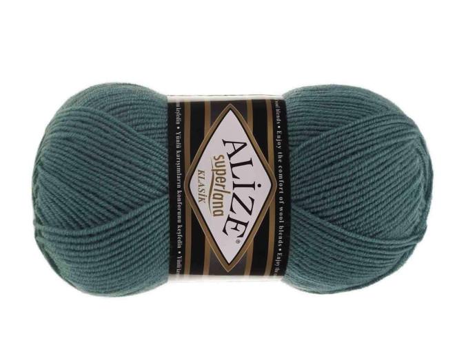 Alize Superlana Klasik 164 Tamsi mėtinė