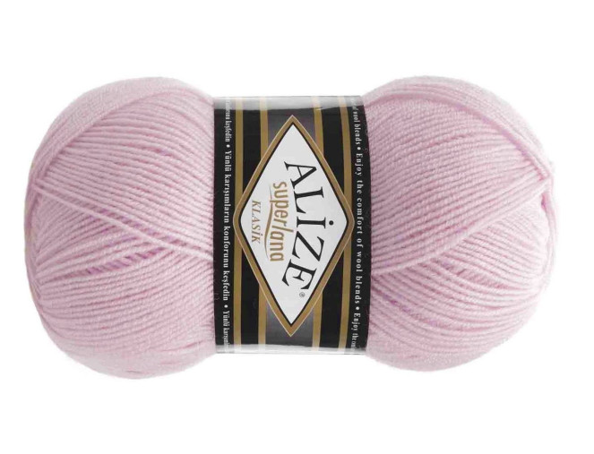 Alize Superlana Klasik 518 Šviesi rožinė