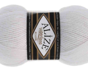 Alize Superlana Klasik 55 Balta