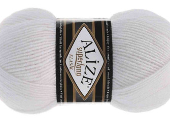 Alize Superlana Klasik 55 Balta