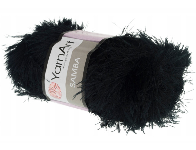 Yarn art Samba 02 Juoda