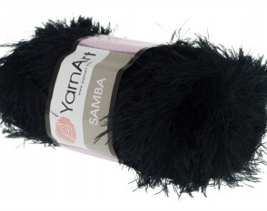 Yarn art Samba 02 Juoda Yarn art Samba 02 Juoda