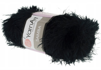 Yarn art Samba 02 Juoda