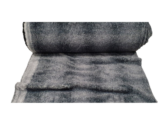 Faux fur Grey melange pigiau