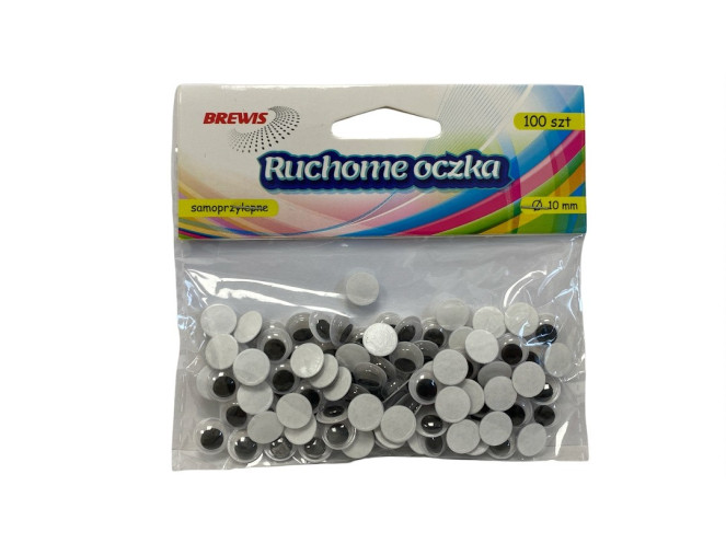 Eyes for toys 10mm 100pcs