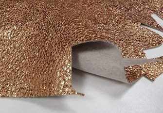 Genuine leather Gold