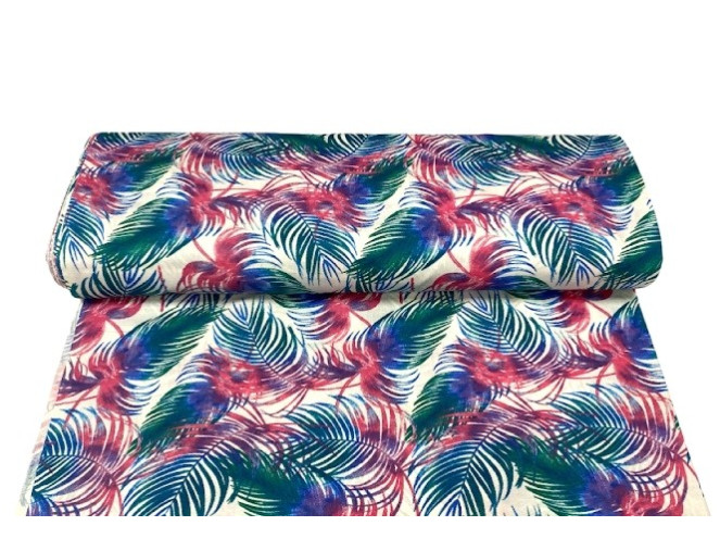 Medvilnė - drobelė Spalvoti lapai pigiau