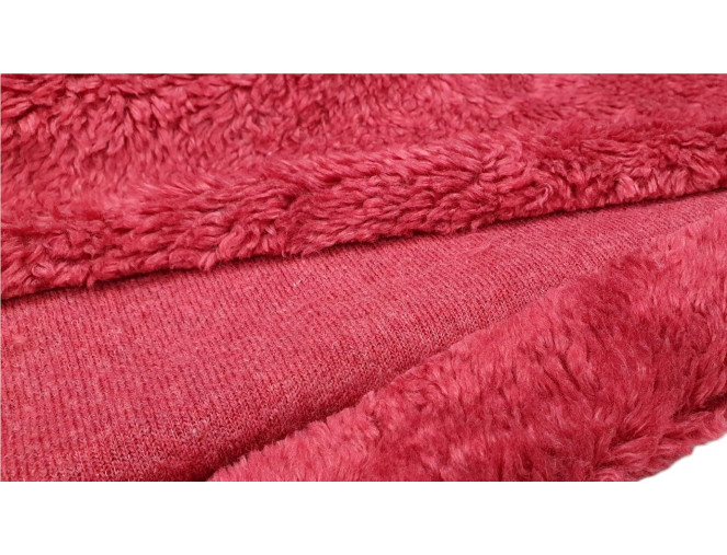 Faux fur - knitted Cyclamen pigiau