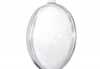 Clear plastic egg 5pcs