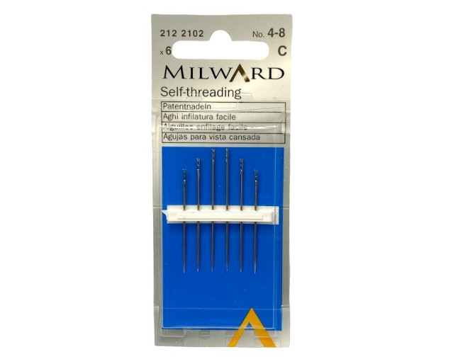 Siuvimo adatos silpnaregiams  Milward 4-8C