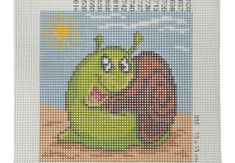 Embroidery painting Snail