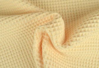 Waffle fabric Champagne