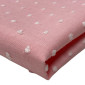 Cotton fabric Pink with bubbles