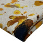 Viscose fabric with linen Yellow spots