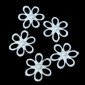 Flowers with pearls for decorations 15mm